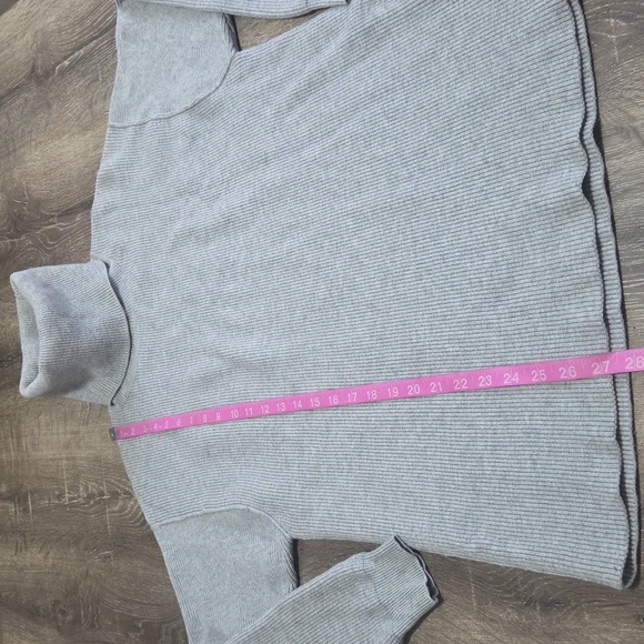 Free People Softly Structured Tunic Sweater In Dark Grey XS - Picture 5 of 9